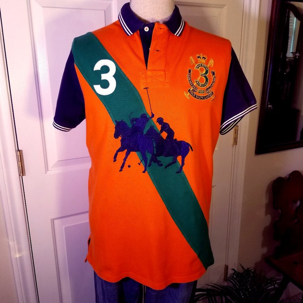 VERY RARE POLO Ralph Lauren Custom Fit Shirt L
